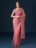Gajri Geometric Embroidered Sarees