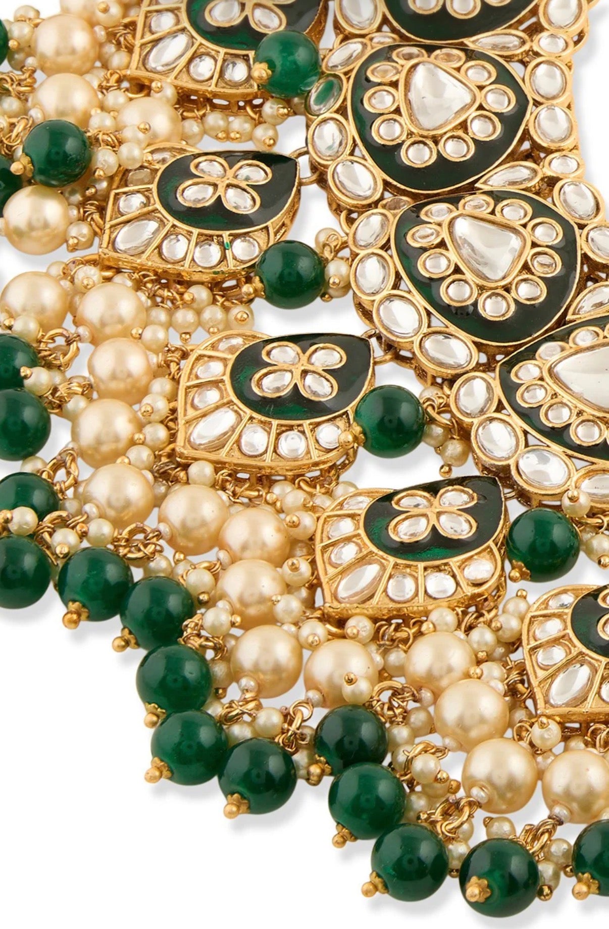 Heavy Gold-plated bridal jewelry set