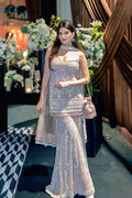 Designer Reception Party Wear Soft Net Sharara Suit