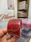 Jelly red raindrop 12 bangles✨✨