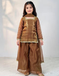 Brown sharara baby suit✨