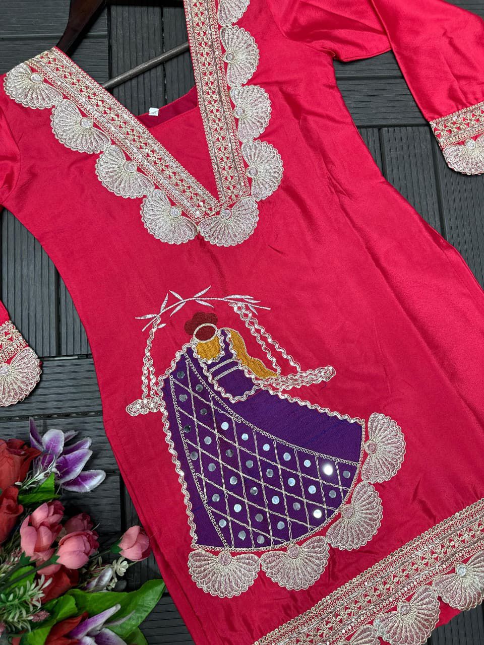 New Designer Party Wear Top, Pant & Dupatta Set
