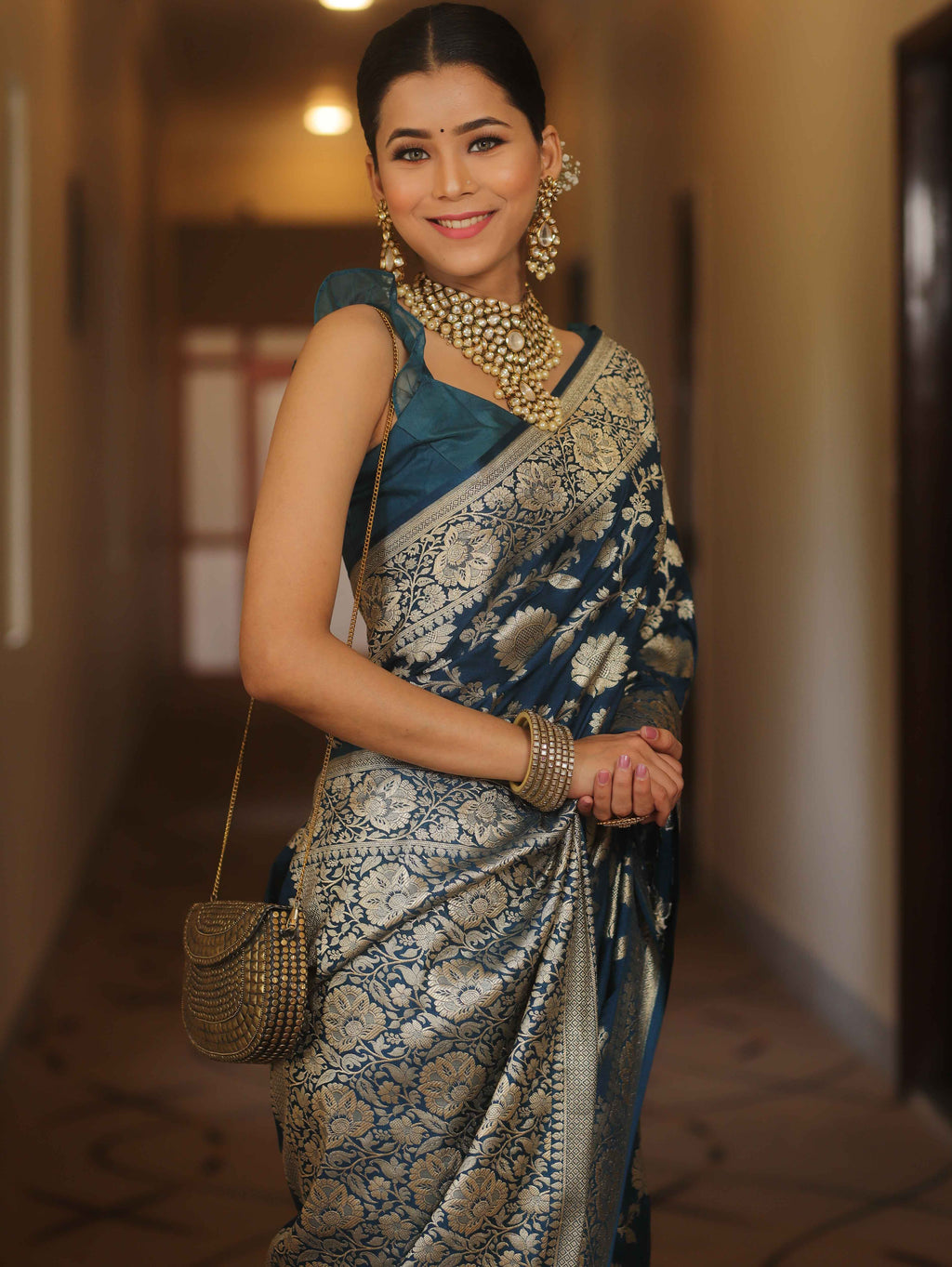 Traditional Banarasi Style Silk Saree
