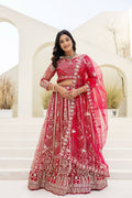 Butterfly Net Sequins Embroidered Lehenga Choli Set