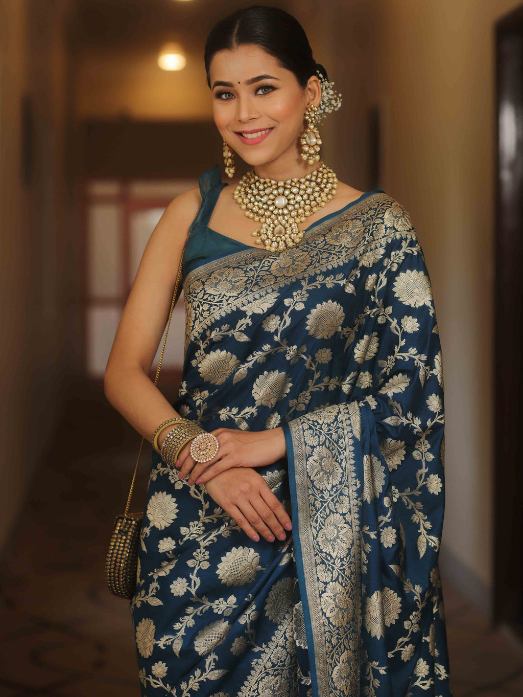 Traditional Banarasi Style Silk Saree